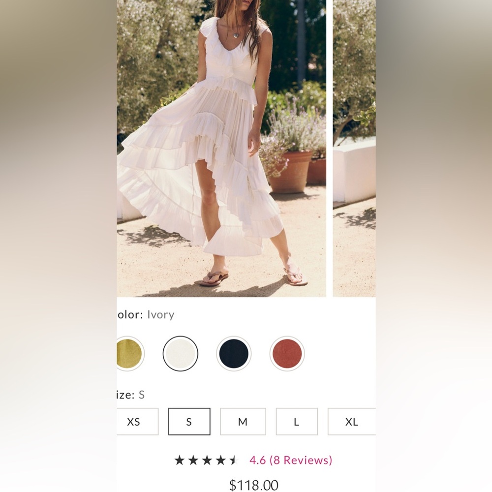 NWT Free People Sunsational Midi Dress